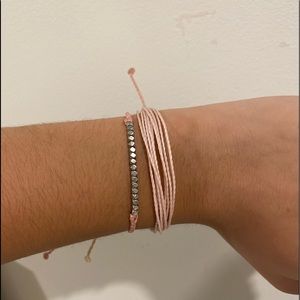 PINK PURA VIDA BRACELET PACK (NEVER WORN)